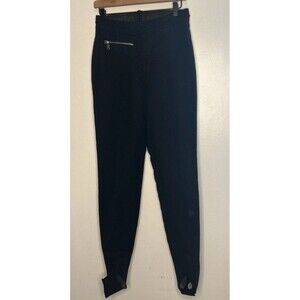 Bogner Polyamide Wool Black Stirrup Ski Snowboard Pants Womens 10 Luxury Apres’